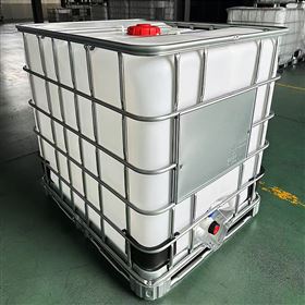 上海集装桶 1000升方形白色铁架子桶