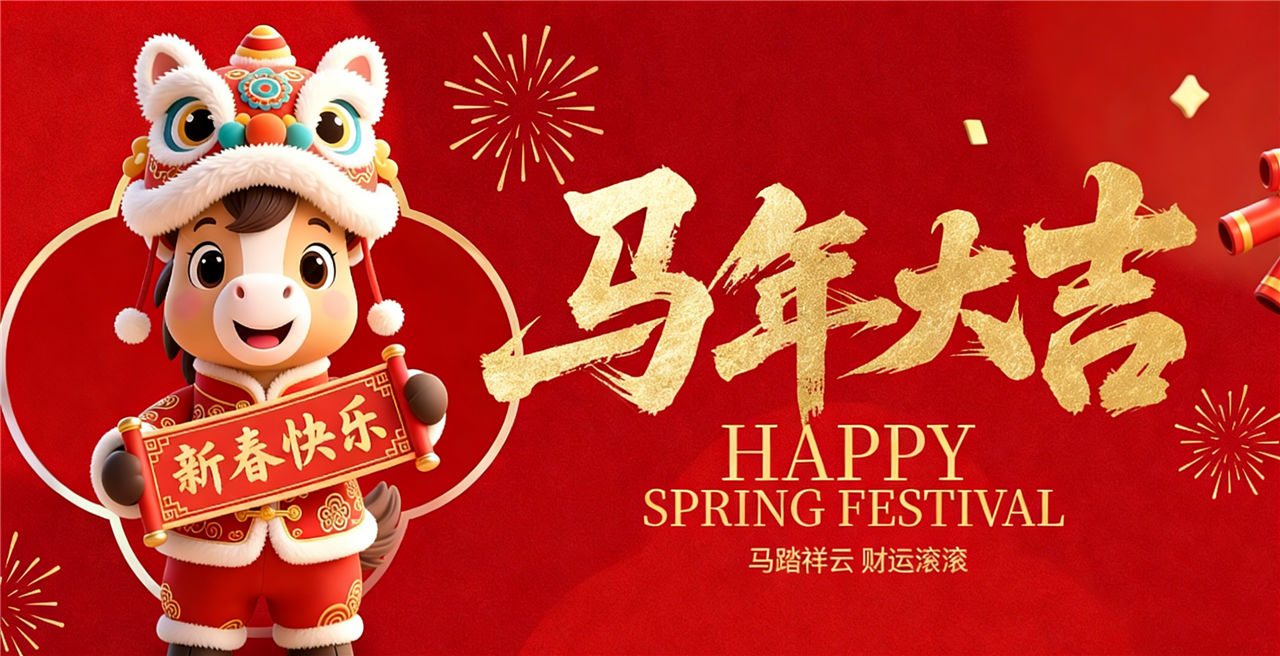 【春節(jié)放假通知】丙午馬年，天津拓普儀器陪您共迎新春｜放假安排請(qǐng)查收