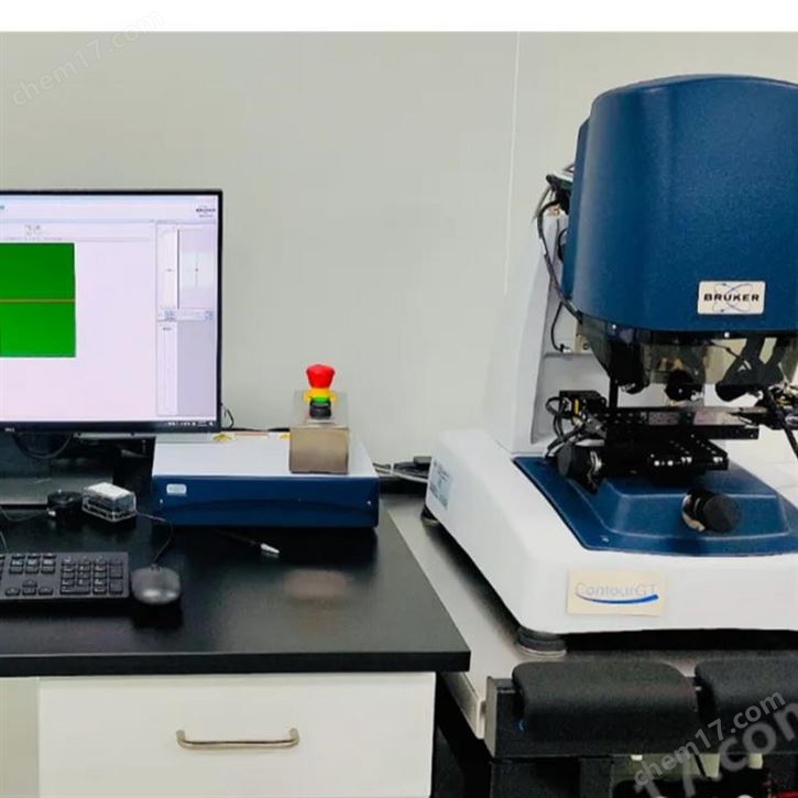 布魯克三維光學輪廓儀測金屬工件