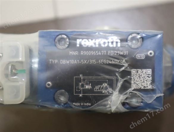DBW10A1-5X/315-6EG24N9K4 R900965477 德國力士樂REXROTH溢流閥2