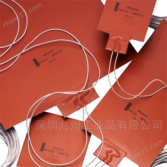 美國   260°C 80W/in² 蝕刻箔硅橡膠加熱器