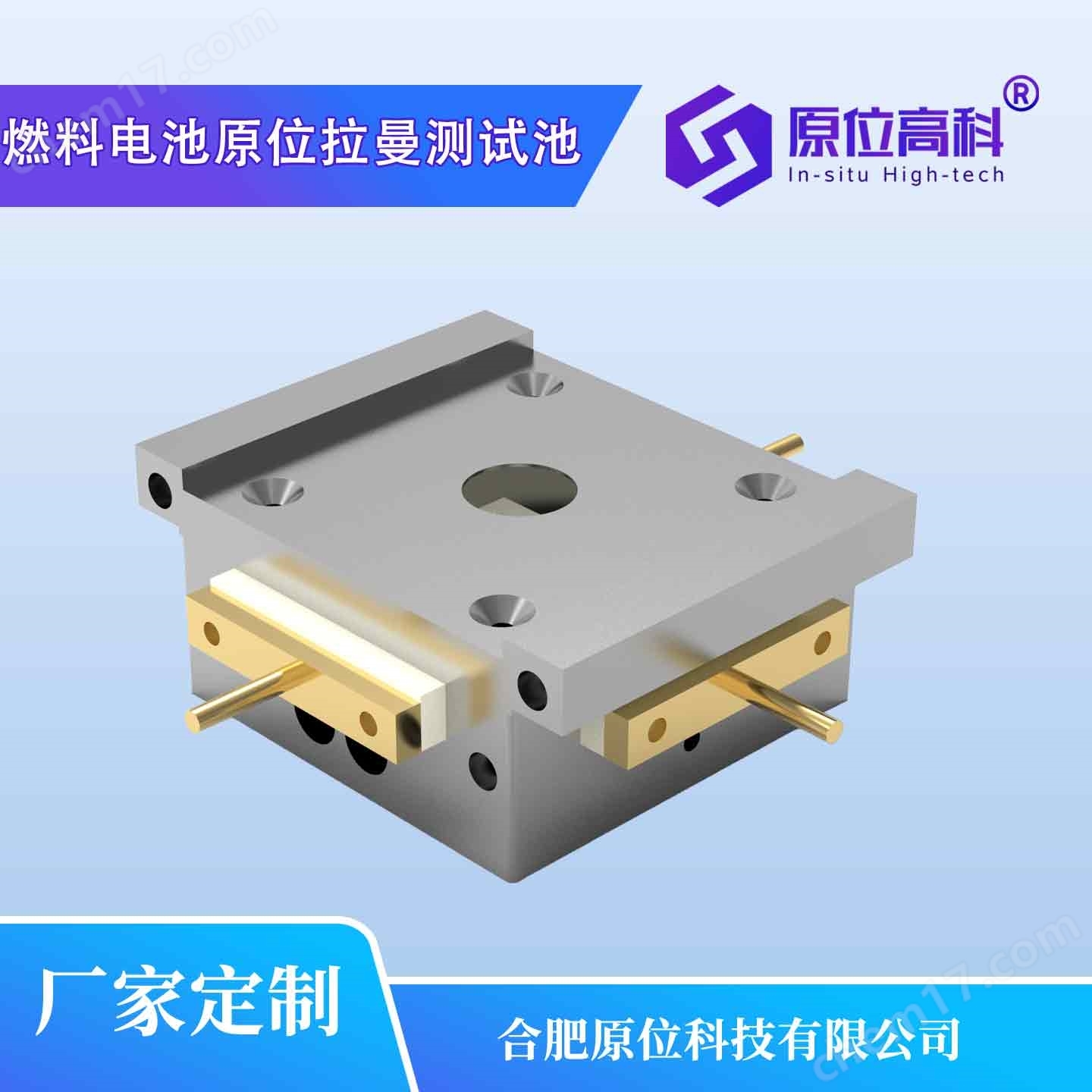 燃料電池原位拉曼測試池