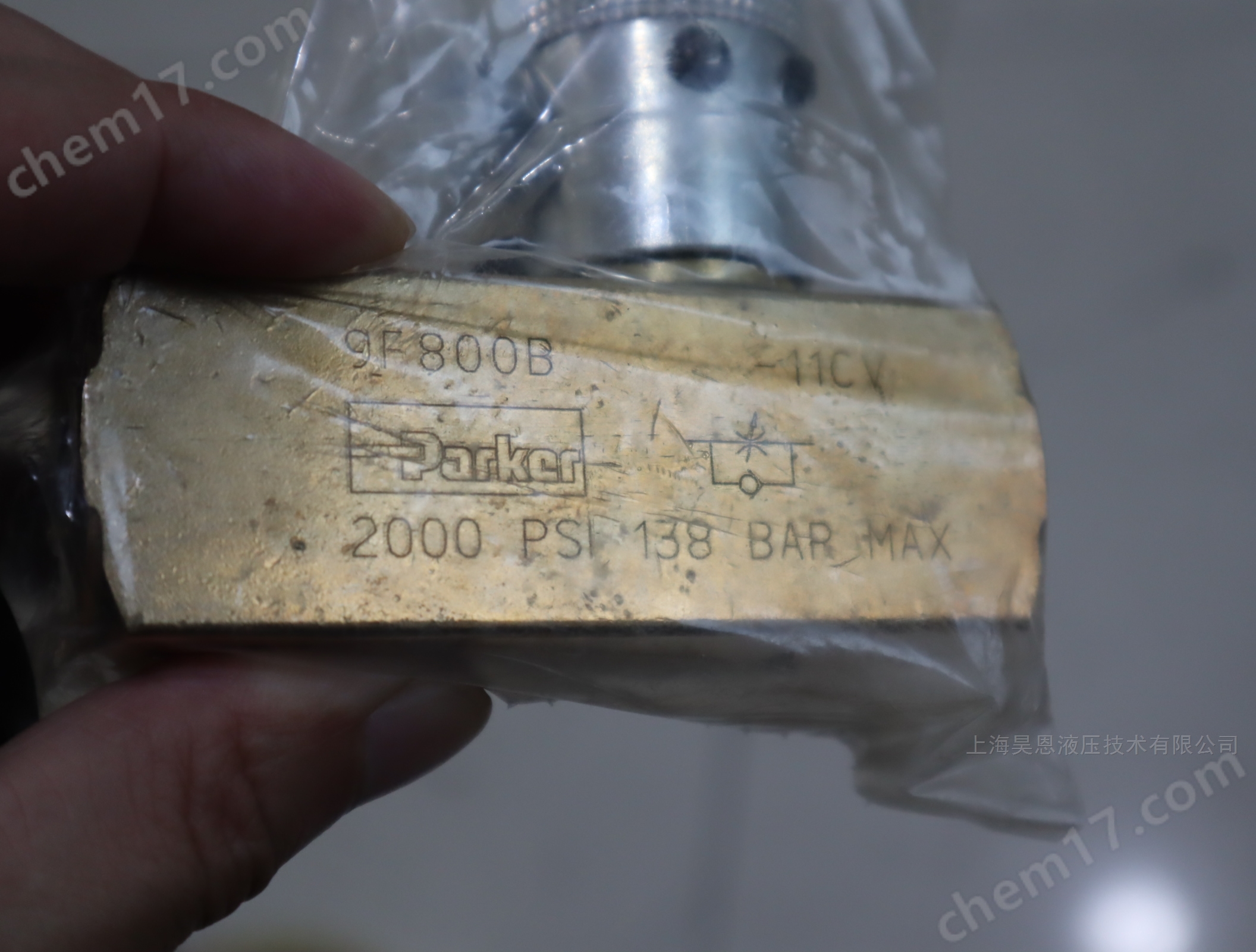 9F800B -11CV 派克 2000 PSI 138 BAR MAX