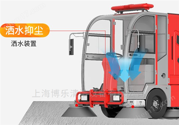 四輪電動駕駛式掃地車