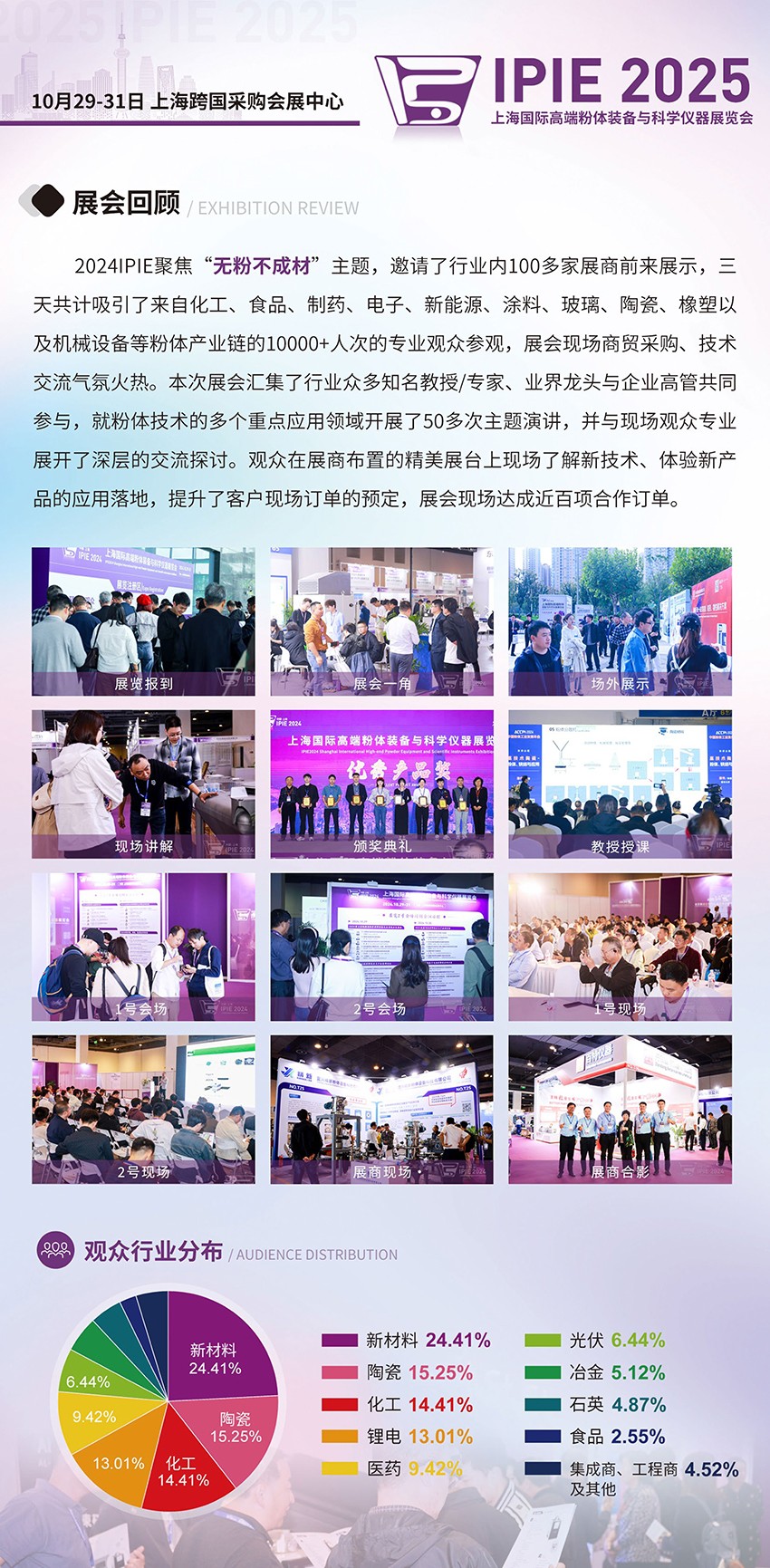 新诺战略合作单位— ACPPE 2025上海国际粉体装备与科学仪器展览会