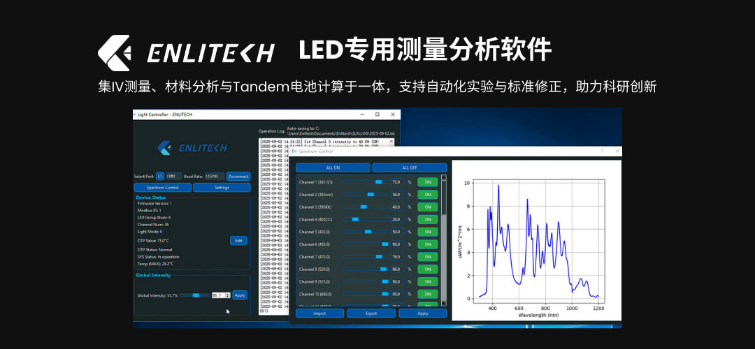SS-LED220：PVK.Si疊層電池研究專用精準光譜模擬器