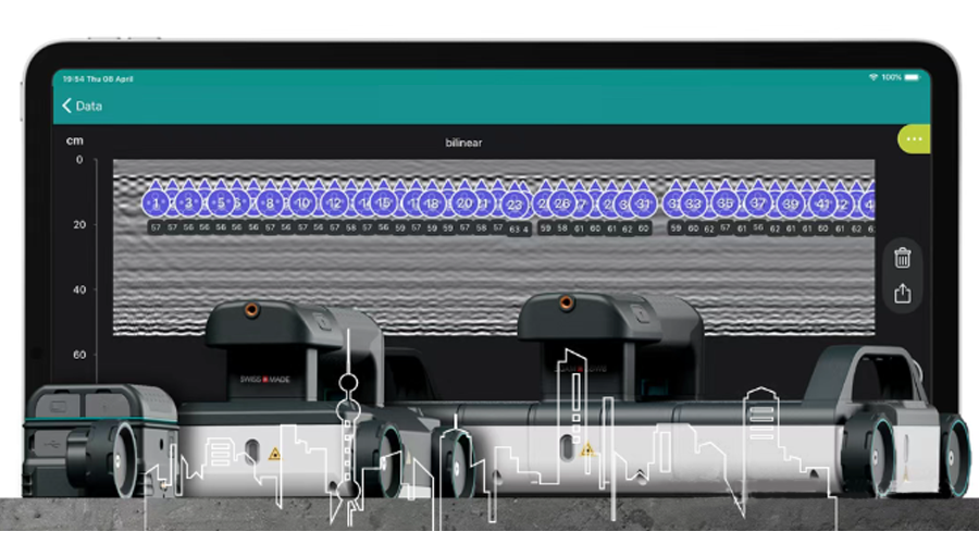 Proceq推出第一款AI自动标记钢筋系统