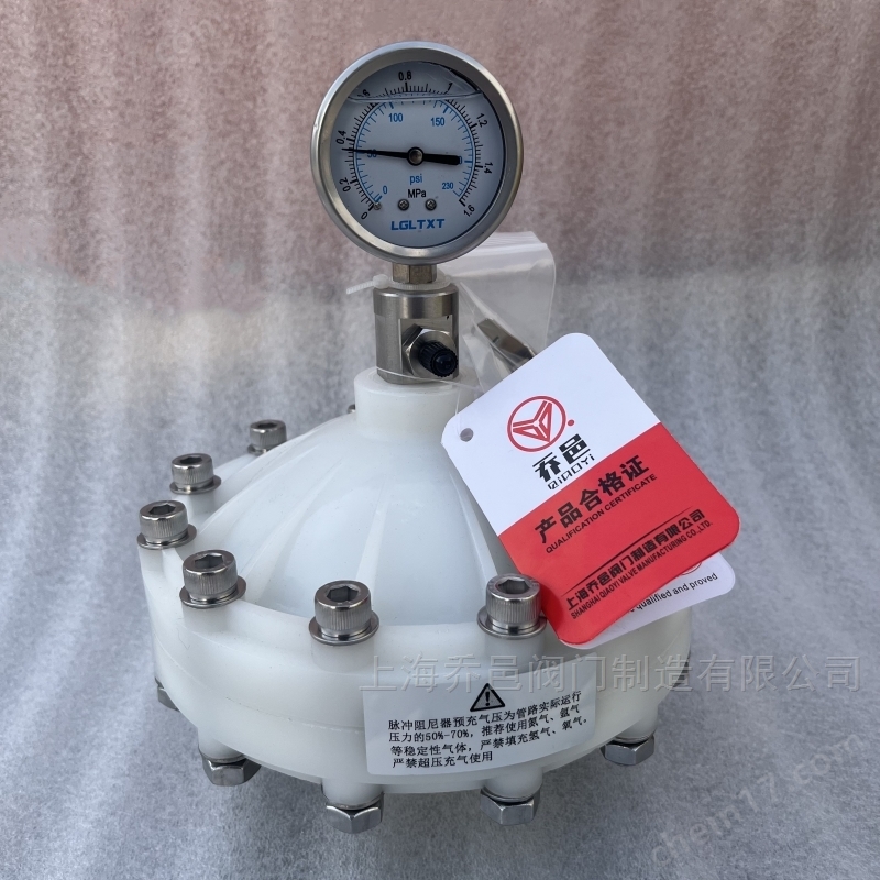 LGMZ-V0.35L膜片式脉冲阻尼器PVDF