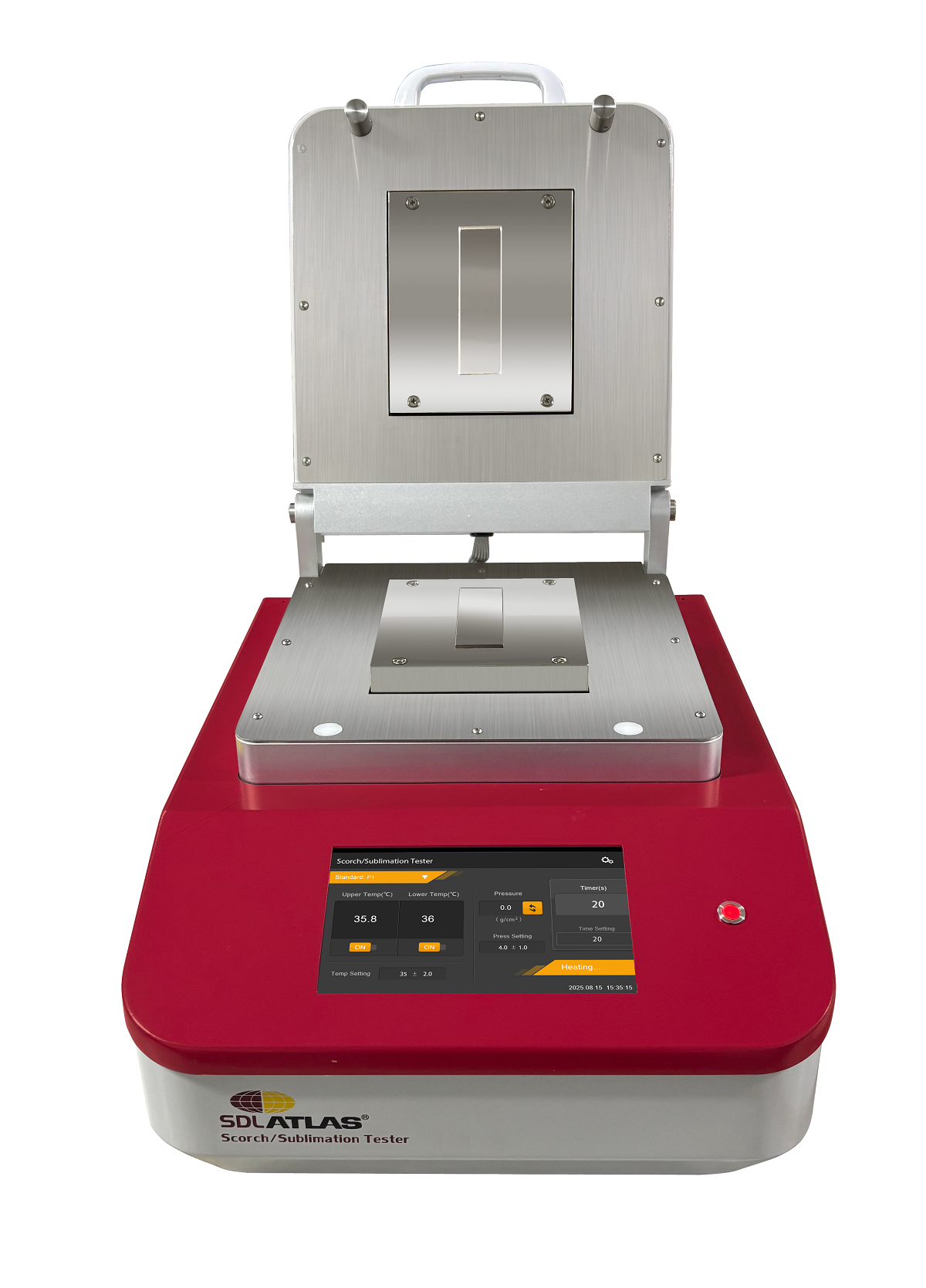 SDL Atlas推出升級版耐熨燙/升華牢度測試儀，用于熱壓織物測試