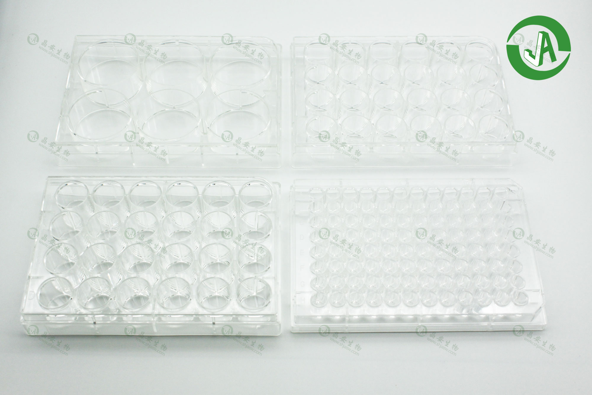 晶安生物96孔U型底V底圆底超低吸附微孔板