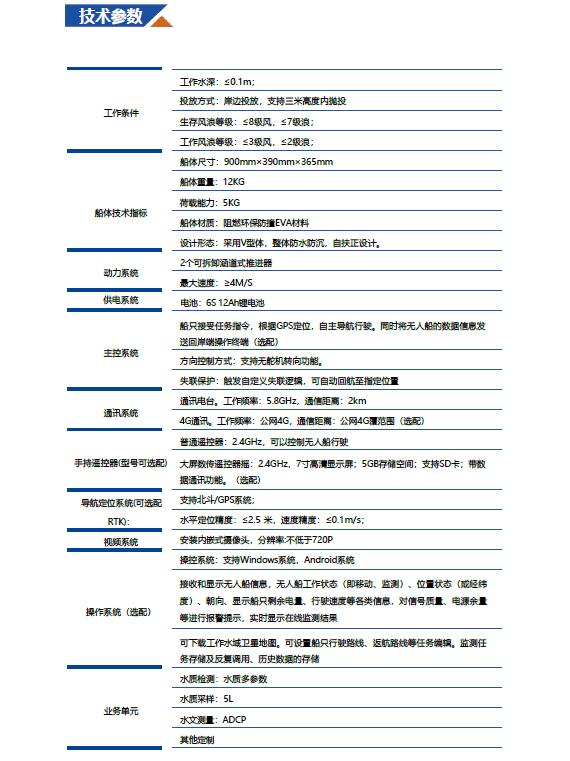 微型多功能無(wú)人船